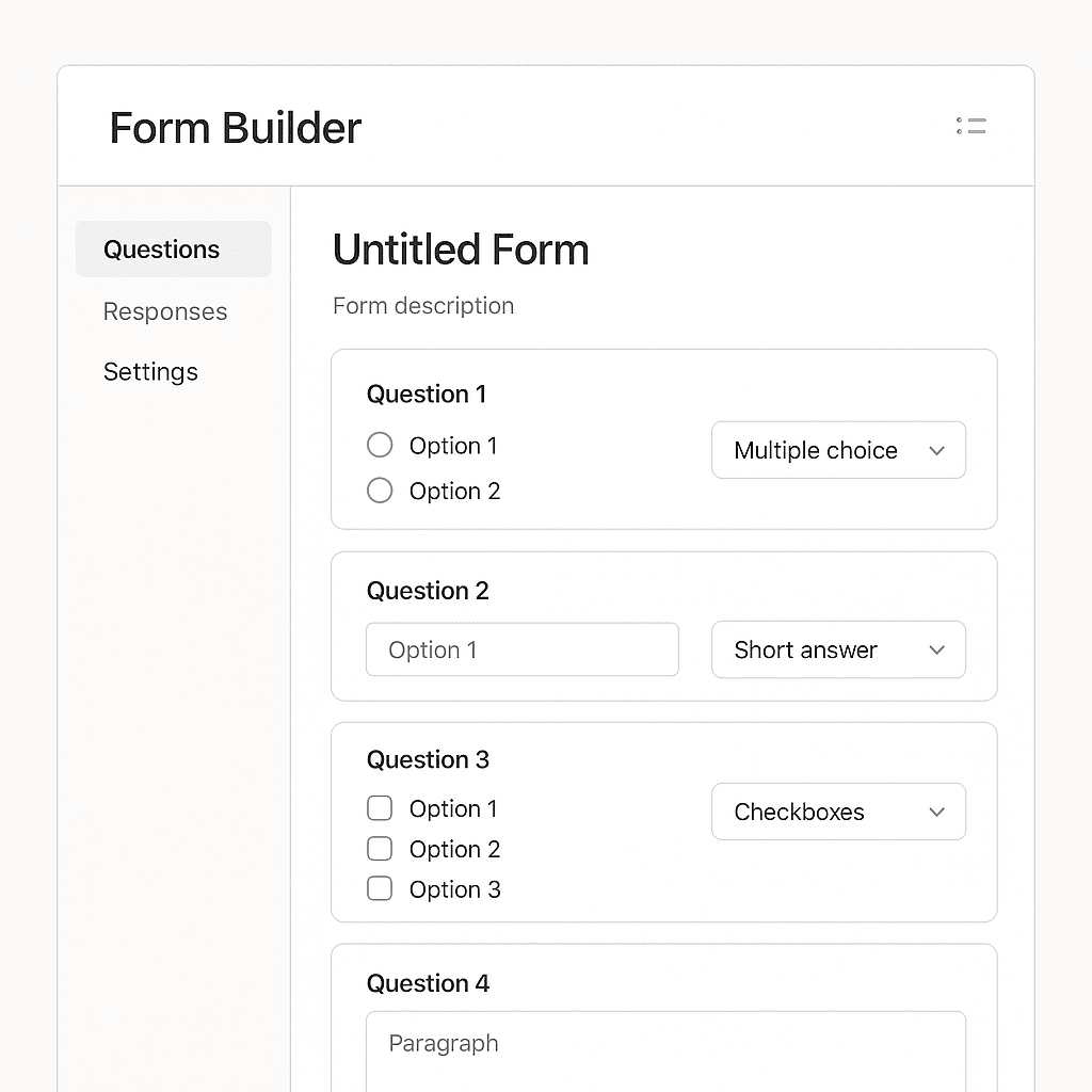 Google Forms Analog